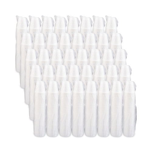 Picture of Foam Drink Cups, 8 oz, White, 25/Bag, 40 Bags/Carton