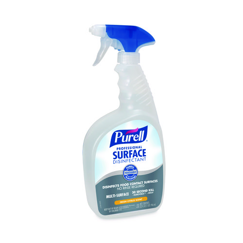 Picture of Professional Surface Disinfectant, Fresh Citrus, 32 oz Spray Bottle, 6/Carton