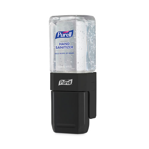 Picture of ES1 Hand Sanitizer Dispenser Starter Kit, 450 mL, 3.12 x 5.88 x 5.81, Graphite, 6/Carton