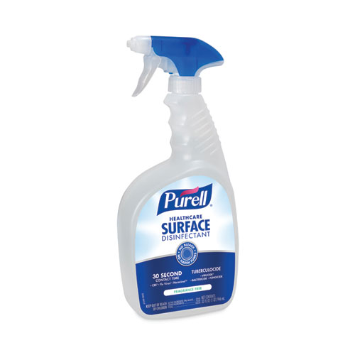 Picture of Healthcare Surface Disinfectant, Fragrance Free, 32 oz Spray Bottle, 6/Carton