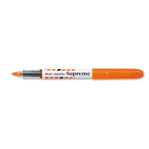 Picture of Spotliter Supreme Highlighter, Fluorescent Orange Ink, Chisel Tip, Orange/White Barrel