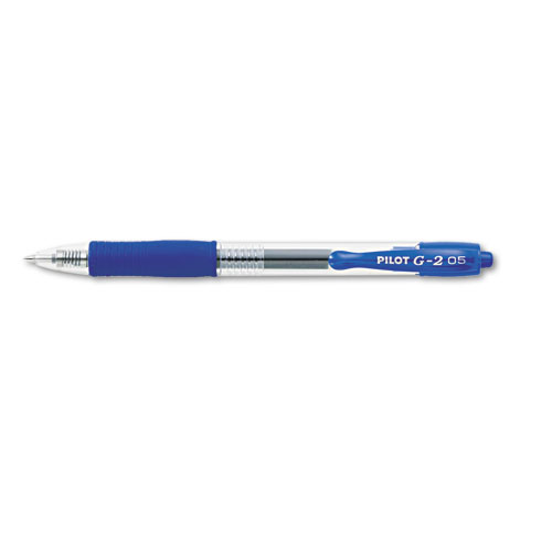 Picture of G2 Premium Retractable Gel Ink Pen, Refillable, Blue Ink, .5mm, Dozen