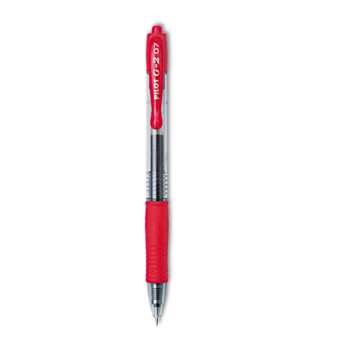 Picture of G2 Premium Retractable Gel Ink Pen, Refillable, Red Ink, .7mm, Dozen