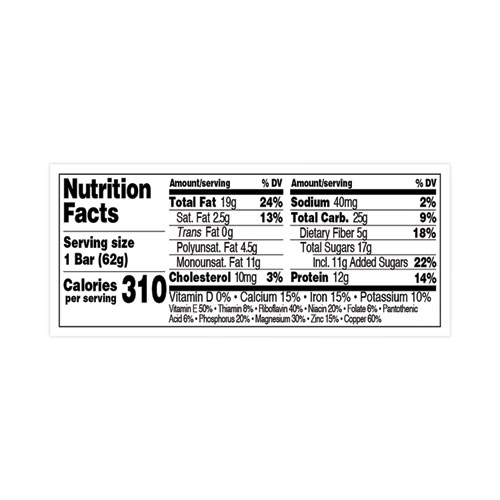 Picture of Refrigerated Protein Bar, Dark Chocolate Almond, 2.2 oz Bar, 16/Carton