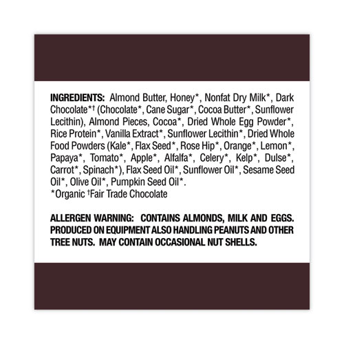 Picture of Refrigerated Protein Bar, Dark Chocolate Almond, 2.2 oz Bar, 16/Carton
