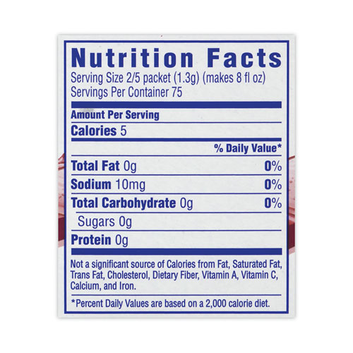 Picture of On-The-Go Sugar-Free Drink Mix, Fruit Punch, 0.11 oz Single-Serving Tubes, 30/Box, 2 Boxes/Carton