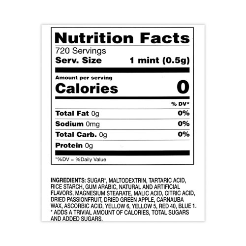 Picture of Fruit Adventure Mints, 1 oz Flip-Top Dispenser, 12/Carton