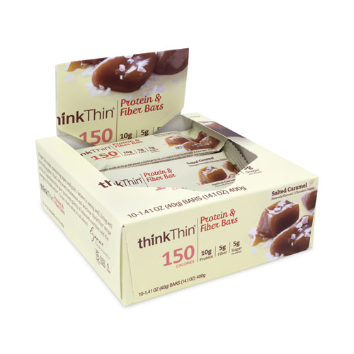 Picture of High Protein Bars, Salted Caramel, 1.41 oz Bar, 10 Bars/Carton