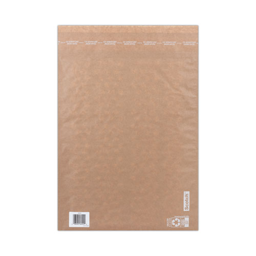 Picture of Curbside Recyclable Padded Mailer, #6, Bubble Cushion, Self-Adhesive Closure, 13.75 x 20, Natural Kraft, 50/Carton