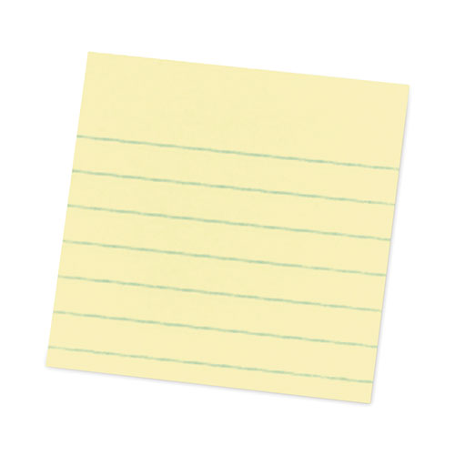 Picture of Pop-up Notes Refill, Note Ruled, 4" x 4", Canary Yellow, 90 Sheets/Pad, 5 Pads/Pack