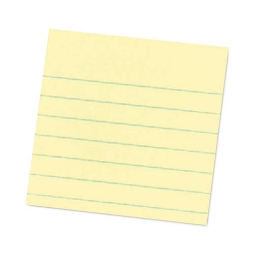 Picture of Pads in Canary Yellow, Note Ruled, 4" x 4", 90 Sheets/Pad, 6 Pads/Pack