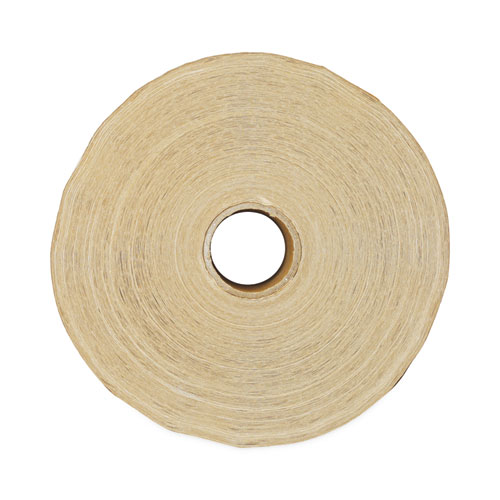 Picture of Glass-Fiber Reinforced Gummed Kraft Sealing Tape, 3" Core, 3" x 450 ft, Brown, 10/Carton