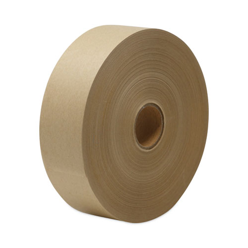 Picture of Gummed Kraft Sealing Tape, 3" Core, 2" x 600 ft, Brown, 12/Carton