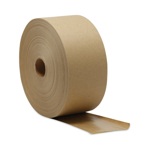 Picture of Gummed Kraft Sealing Tape, 3" Core, 3" x 600 ft, Brown, 10/Carton