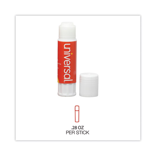 Picture of Glue Stick, 0.28 oz, Applies and Dries Clear, 12/Pack