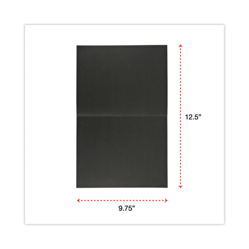 Picture of Certificate/Document Cover, 8.5 x 11; 8 x 10; A4, Black, 6/Pack