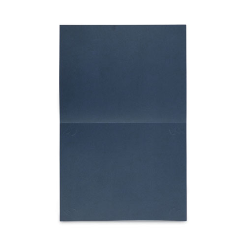 Picture of Certificate/Document Cover, 8.5 x 11; 8 x 10; A4, Navy, 6/Pack
