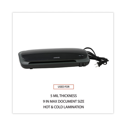 Picture of Deluxe Desktop Laminator, Two Rollers, 9" Max Document Width, 5 mil Max Document Thickness