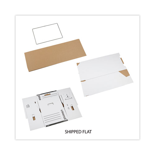 Picture of Heavy-Duty Storage Drawers, Legal Files, 17.25" x 25.5" x 11.5", White, 6/Carton