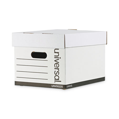 Picture of Professional-Grade Heavy-Duty Storage Boxes, Letter/Legal Files, White, 12/Carton