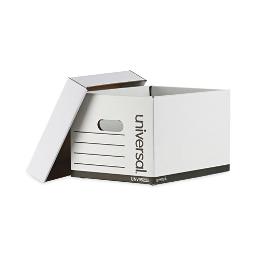 Picture of Professional-Grade Heavy-Duty Storage Boxes, Letter/Legal Files, White, 12/Carton