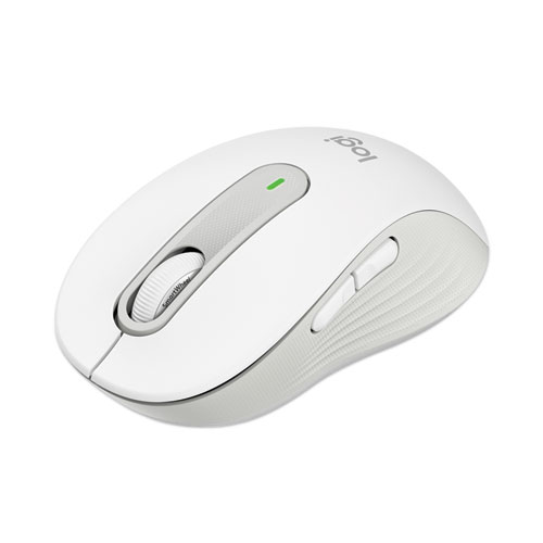 Picture of Signature M650 for Business Wireless Mouse, Medium, 2.4 GHz Frequency, 33 ft Wireless Range, Right Hand Use, Off White