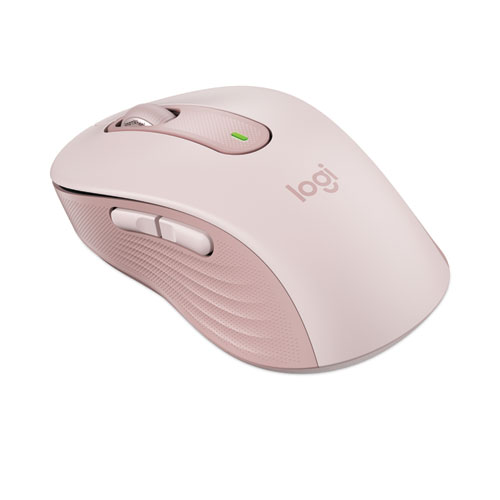 Picture of Signature M650 Wireless Mouse, Medium, 2.4 GHz Frequency, 33 ft Wireless Range, Right Hand Use, Rose