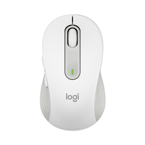 Picture of Signature M650 for Business Wireless Mouse, Medium, 2.4 GHz Frequency, 33 ft Wireless Range, Right Hand Use, Off White