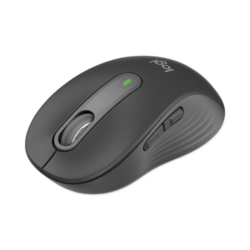 Picture of Signature M650 for Business Wireless Mouse, Medium, 2.4 GHz Frequency, 33 ft Wireless Range, Right Hand Use, Graphite