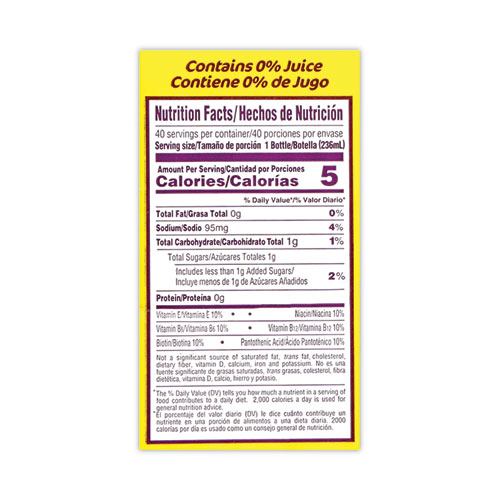 Picture of Fruit Barrels Variety Pack, 8 oz Bottle, 40/Pack, Ships in 1-3 Business Days