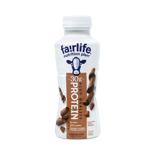 Picture of High Protein Chocolate Nutrition Shake, 11.5 oz Bottle, 12/Carton