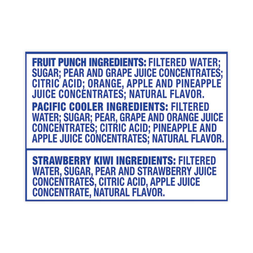 Picture of Fruit Juice Pouches Variety Pack, 6 oz, 40 Pouches/Carton