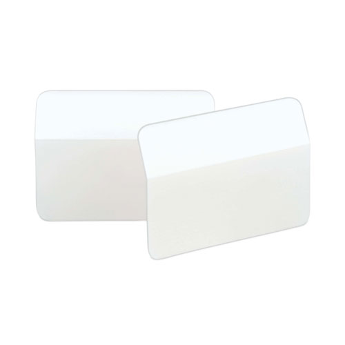 Picture of Angled Color Bar Tabs, 1/5-Cut, White, 2" Wide, 50/Pack