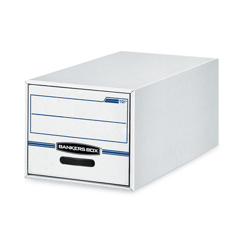 Picture of STOR/DRAWER Basic Space-Savings Storage Drawers, Legal Files, 16.75 x 19.5 x 11.5, White/Blue