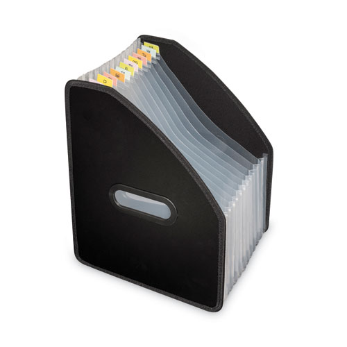 Picture of Vertical Expanding File, 10" Expansion, 13 Sections, 1/12-Cut Tabs, Letter Size, Black