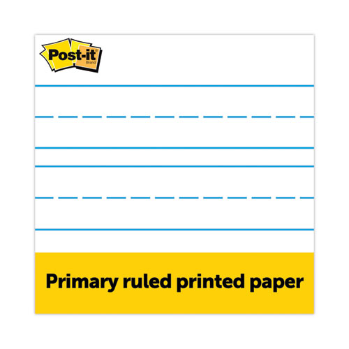 Picture of Self-Stick Tabletop Easel Pad with Command Strips, Presentation Format (1.5" Rule), 20 x 23, White, 20 Sheets