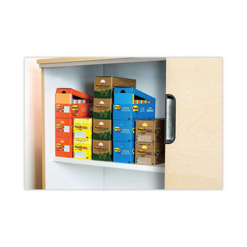 Picture of Original Recycled Note Pad Cabinet Pack, 3" x 3", Canary Yellow, 75 Sheets/Pad, 24 Pads/Pack