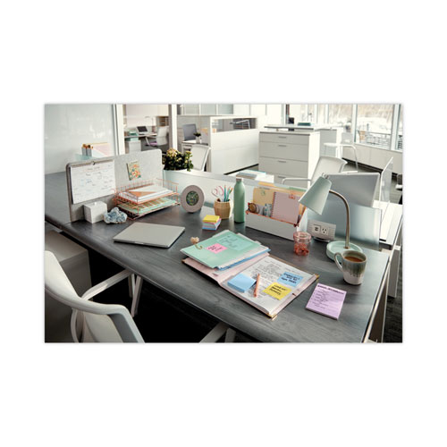 Picture of Original Recycled Note Pads, Note Ruled, 4" x 6", Sweet Sprinkles Collection Colors, 100 Sheets/Pad, 5 Pads/Pack