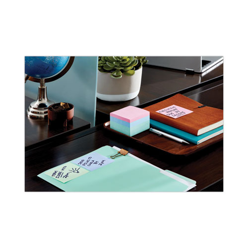 Picture of Original Cubes, 3" x 3", Seafoam Wave Collection, 490 Sheets/Cube