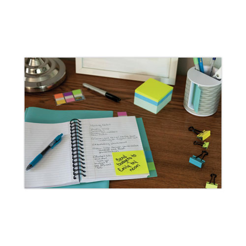 Picture of Original Cubes, 3" x 3", Blue Wave Collection, 470 Sheets/Cube