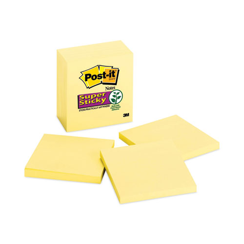 Picture of Pads in Canary Yellow, 3" x 3", 90 Sheets/Pad, 5 Pads/Pack