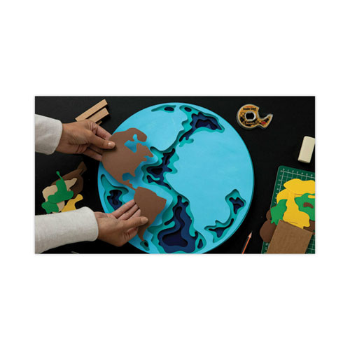 Picture of Double-Sided Tape with Dispenser, 1" Core, 0.5" x 75 ft, Clear, 6/Pack