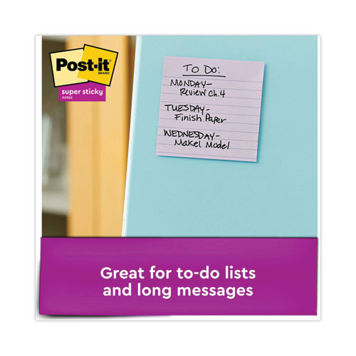 Picture of Recycled Notes in Wanderlust Pastels Collection Colors, Note Ruled, 4" x 4", 90 Sheets/Pad, 6 Pads/Pack