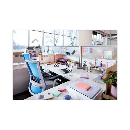 Picture of Recycled Notes in Wanderlust Pastels Collection Colors, Note Ruled, 4" x 4", 90 Sheets/Pad, 6 Pads/Pack
