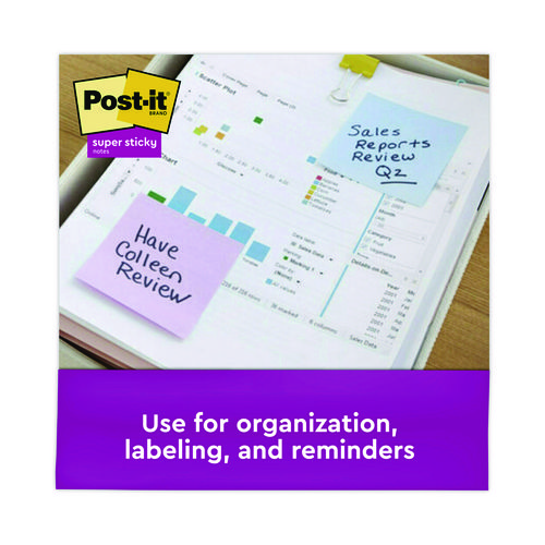 Picture of Recycled Notes in Wanderlust Pastels Collection Colors, 3" x 3", 90 Sheets/Pad, 12 Pads/Pack