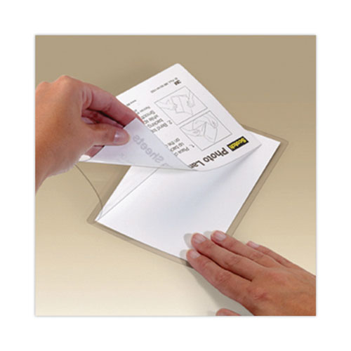 Picture of Self-Sealing Laminating Pouches, 9.5 mil, 9" x 11.5", Gloss Clear, 25/Pack