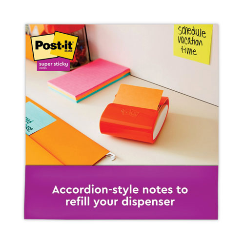 Picture of Pop-up 3 x 3 Note Refill, 3" x 3", Energy Boost Collection Colors, 90 Sheets/Pad, 10 Pads/Pack