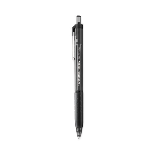 Inkjoy+300+Rt+Ballpoint+Pen%2C+Refillable%2C+Retractable%2C+Medium+1+Mm%2C+Black+Ink%2C+Black+Barrel%2C+24%2Fpack