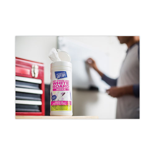 Picture of Dry Erase Cleaner Wipes, 7 x 12, 40/Canister