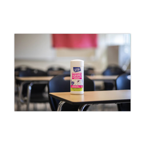 Picture of Dry Erase Cleaner Wipes, 7 x 12, 40/Canister